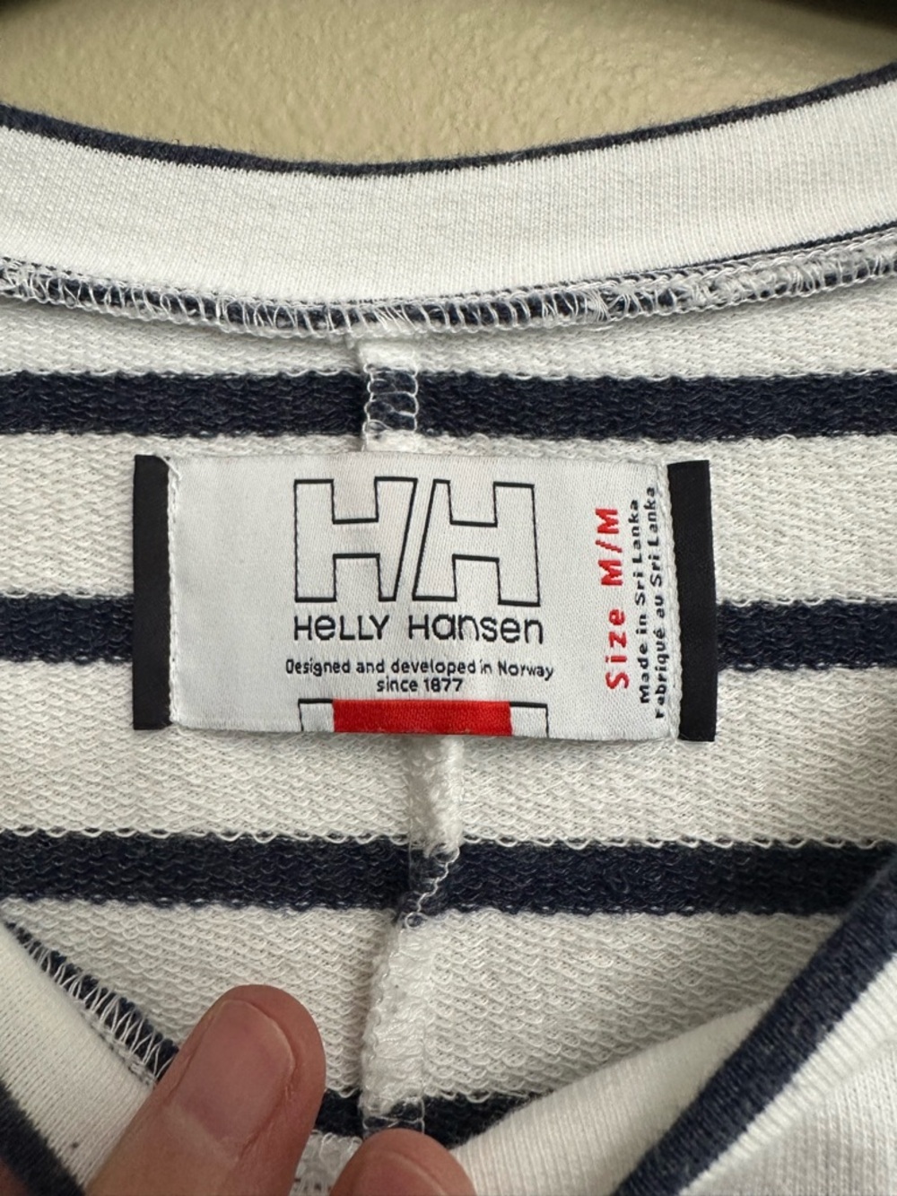Helly Hansen White Navy Stripes Nautical Tunic Top - Picture 4 of 13